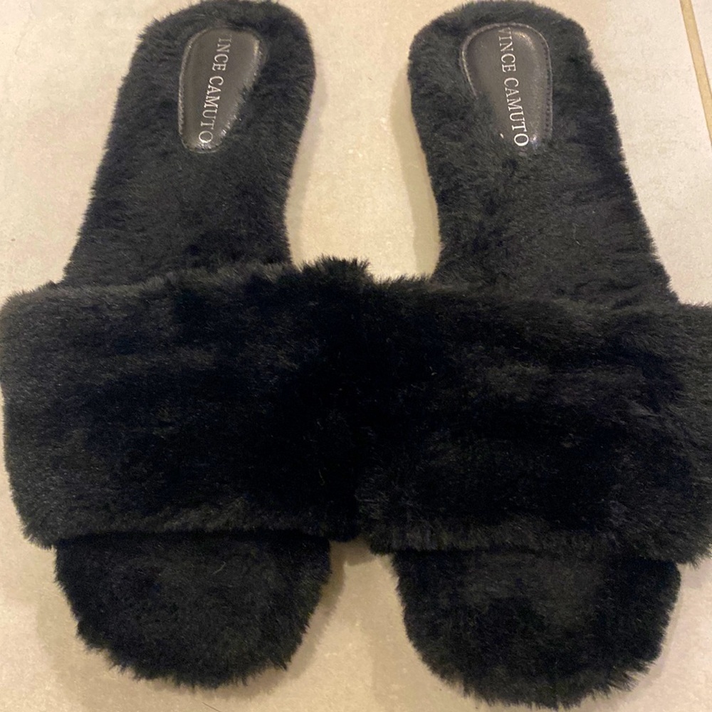 Women's Ampendie Fuzzy Slide Slippers